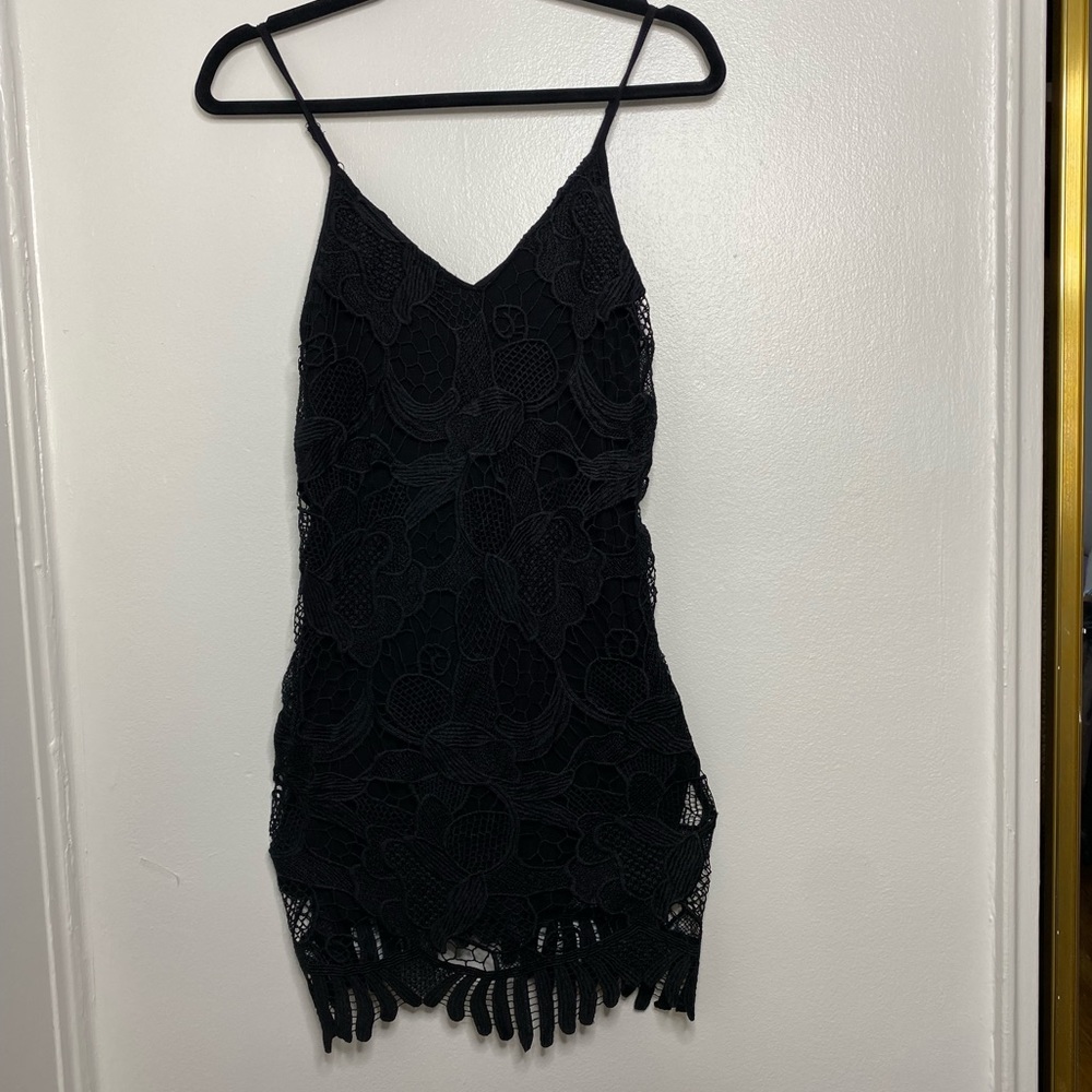 EXPRESS Black Lace Mini Dress Size XS